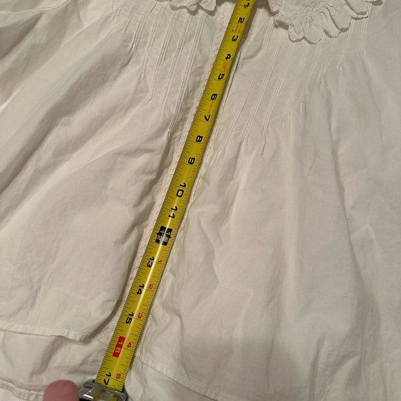 Doen Rune White Ruffled Blouse - Picture 3 of 3